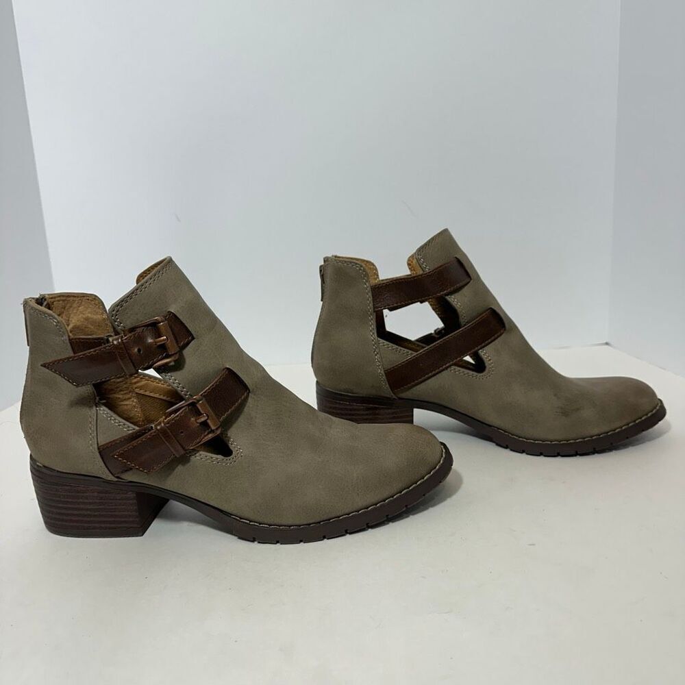 Sofft Eurosoft Ankle Booties Beige | Women Size 8